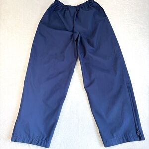 FORRESTERS Mens Gore-Tex Outerwear Pants Blue Sz L Zip & Snap USA Made Vintage